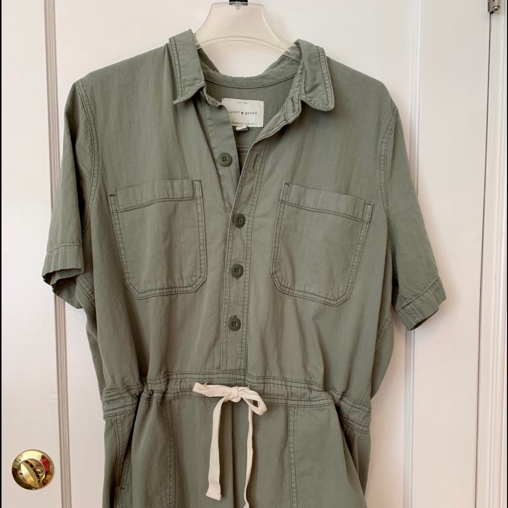 Lucky Brand sage green dress